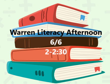  Warren Loves Reading!